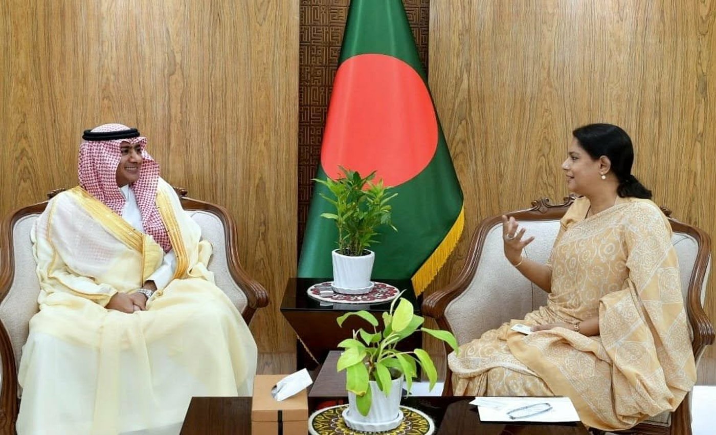 সবুজায়ন ও রেইন ওয়াটার হার্ভেস্টিং প্রকল্পে সৌদি সহযোগিতা কামনা — পরিবেশ উপদেষ্টা সৈয়দা রিজওয়ানা হাসান