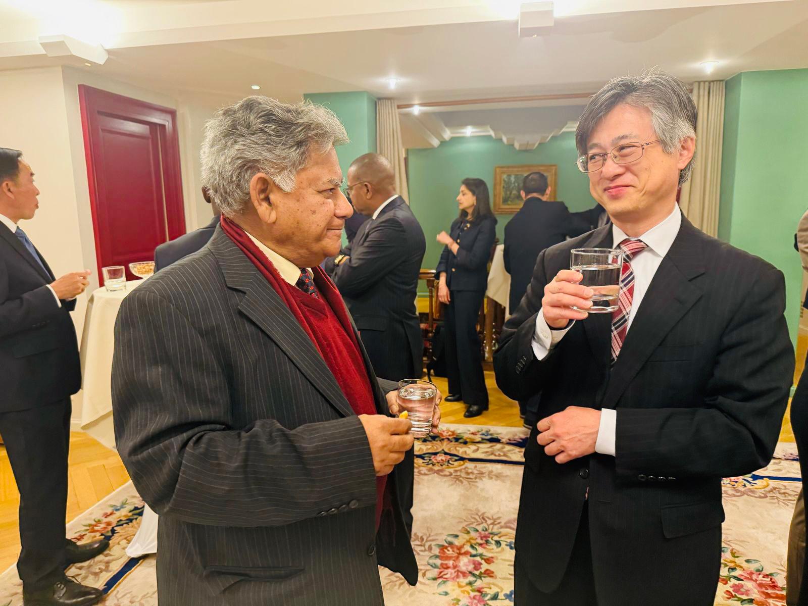 শ্রম ও কর্মসংস্থান এবং নৌপরিবহন মন্ত্রণালয়ের উপদেষ্টার সাথে পাকিস্তানের ফেডারেল মিনিস্টার এর সৌজন্য সাক্ষাৎ