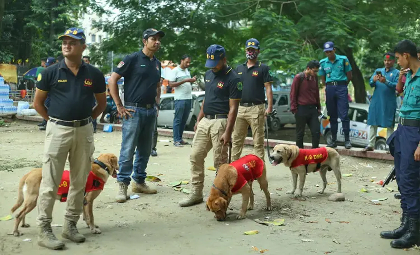 শহীদ মিনারে ‘নতুন বাংলাদেশ ইশতেহার’ ঘোষণা উপলক্ষে কড়া নিরাপত্তা