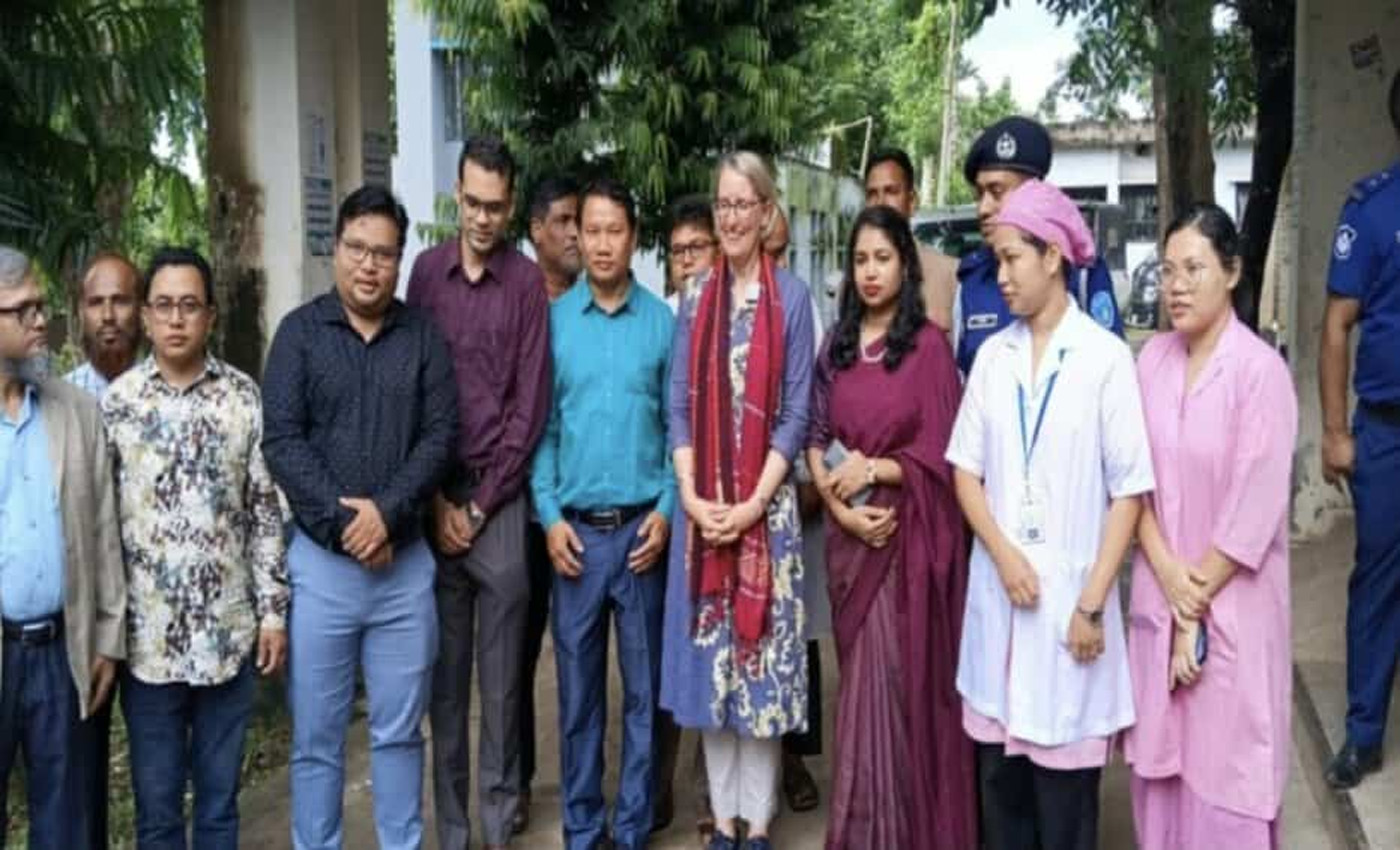পানছড়ি উপজেলা স্বাস্থ্য কমপ্লেক্স পরিদর্শন করলেন ঢাকাস্থ ব্রিটিশ হাই কমিশনার