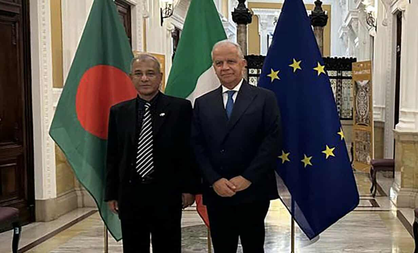 বাংলাদেশ-ইতালি স্বরাষ্ট্রমন্ত্রী পর্যায়ের বৈঠক অনুষ্ঠিত