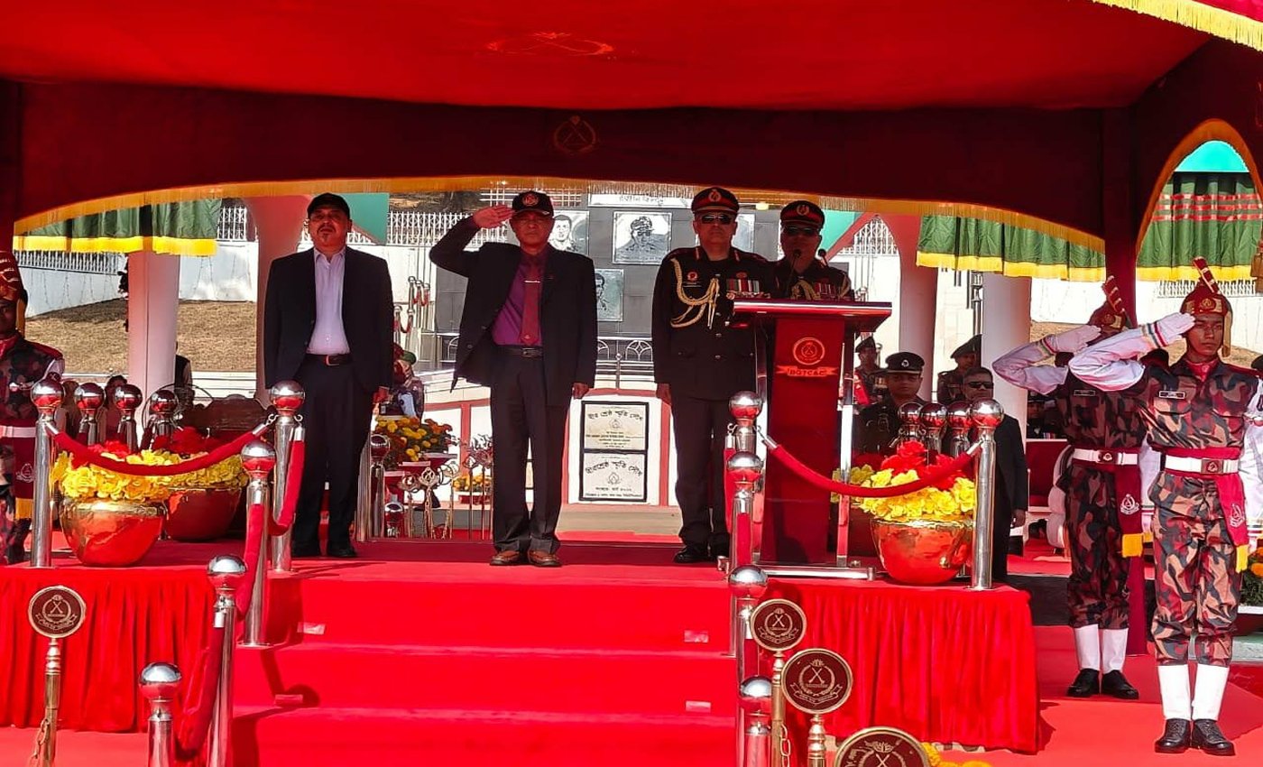 বর্ডার গার্ড বাংলাদেশ এর ১০৪তম রিক্রুট ব্যাচের শপথ গ্রহণ ও প্রশিক্ষণ সমাপনী - মাননীয় স্বরাষ্ট্র উপদেষ্টা