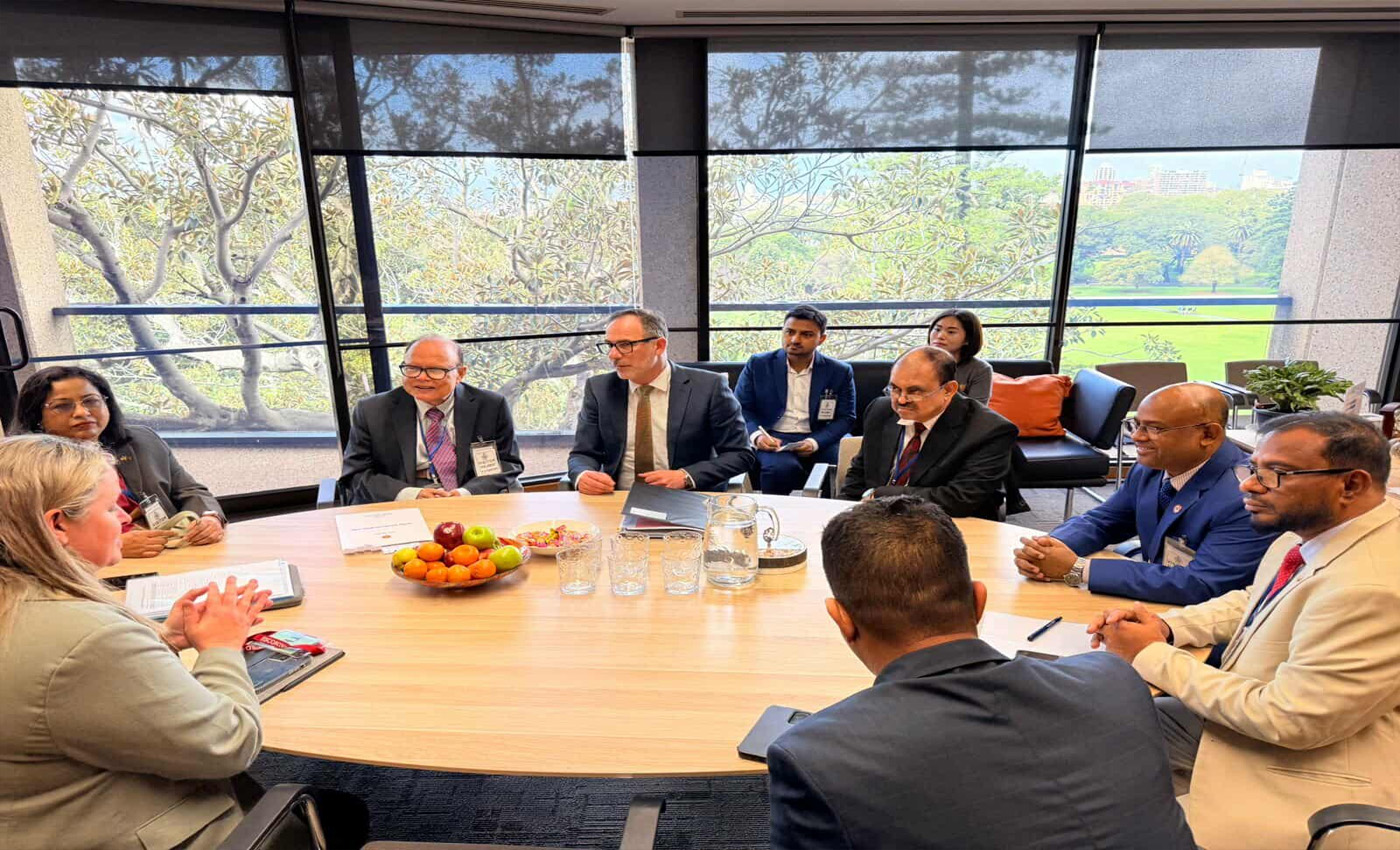 অস্ট্রেলিয়ায় ভূমি ব্যবস্থাপনা আধুনিকায়নে বাংলাদেশ–নিউ সাউথ ওয়েলস সরকারের দ্বিপাক্ষিক বৈঠক