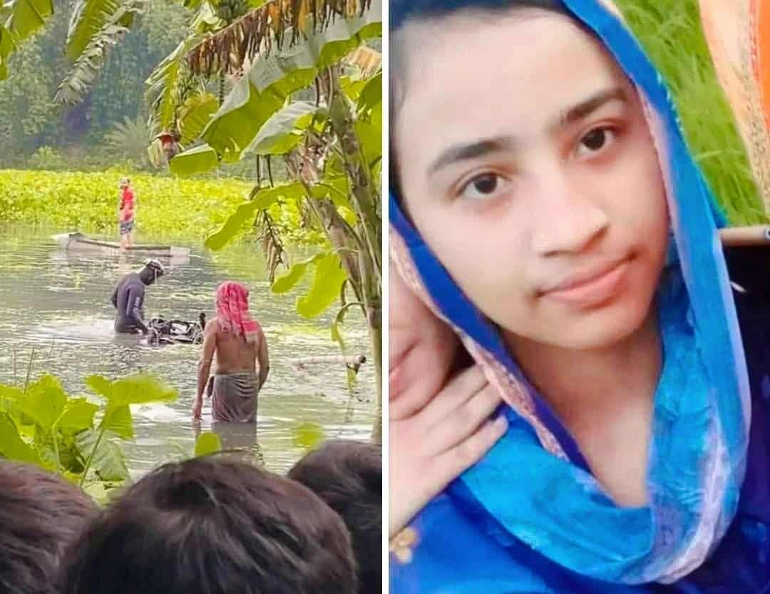 কুষ্টিয়া কুমারখালীর বাঁশগ্রাম কালী নদীতে গোসল করতে নেমে পানিতে ডুবে নিখোঁজ হয়ছে সোহানা খাতুন(১৭)।