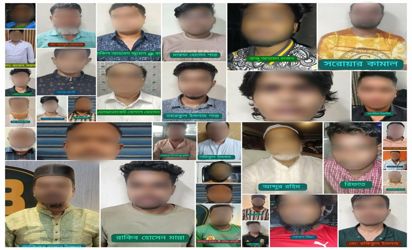 রাজধানীতে ঝটিকা মিছিল: ৩৪ নেতাকর্মী গ্রেফতার