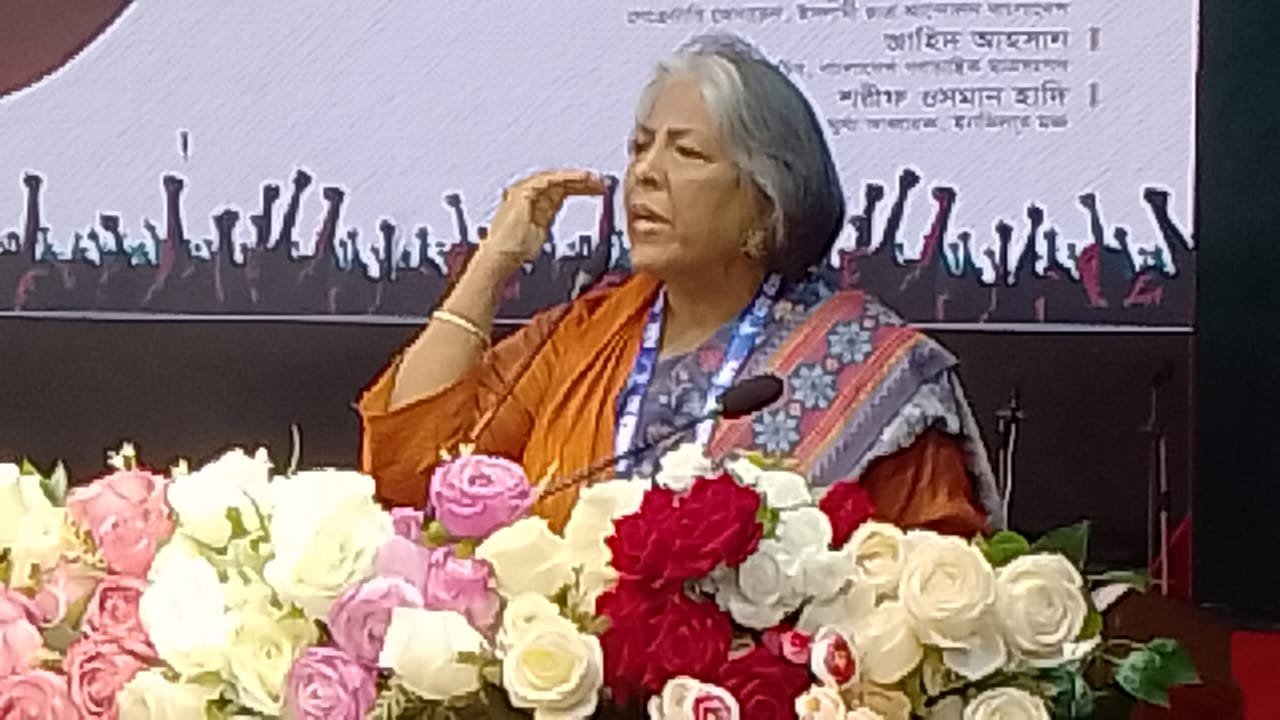 অন্যায়ের সমাজ ভেঙে নতুন সমাজের কাঠামো গড়ে তোলাই আমাদের প্রধান কাজ। ---উপদেষ্টা শারমীন এস মুরশিদ