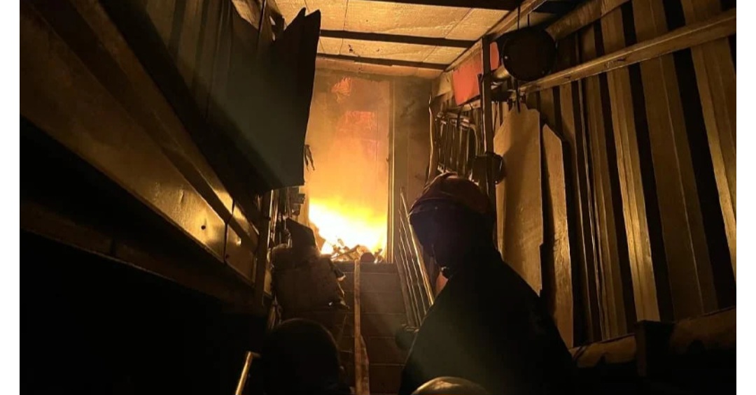 পল্টন সাব্বির টাওয়ারে আগুন