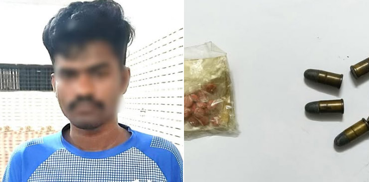 বহু মামলার আসামি, চিহ্নিত মাদক কারবারি ও পেশাদার সন্ত্রাসী রাজনকে গুলিসহ গ্রেফতার